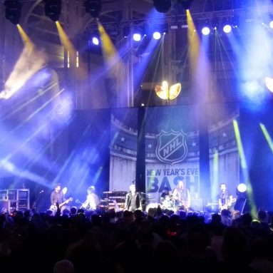 NHL NYE with Billy Idol Reagan Bldg.